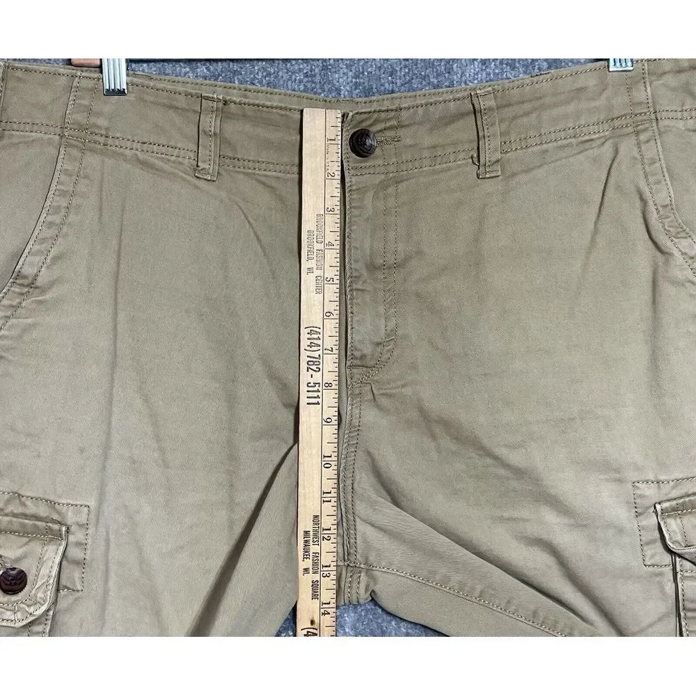 Urban Pipeline Cargo Hits At‎ Knee Shorts Mens Size 40 Beige Cotton Pockets